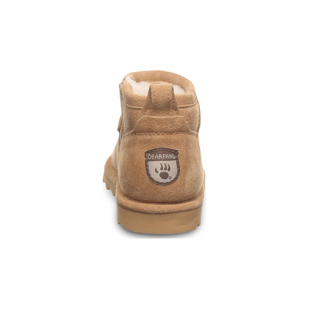 Bearpaw Shorty Youth Youth's Ankle High Boots - Iced Coffee - back view