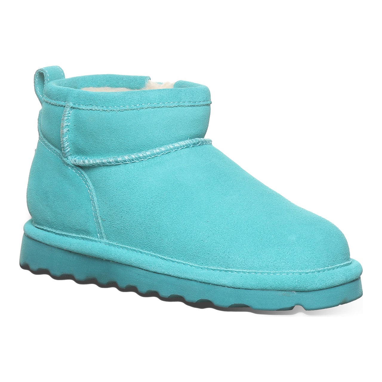 Bearpaw Shorty Youth Youth's Ankle High Boots - Liquid Turquoise - angle main