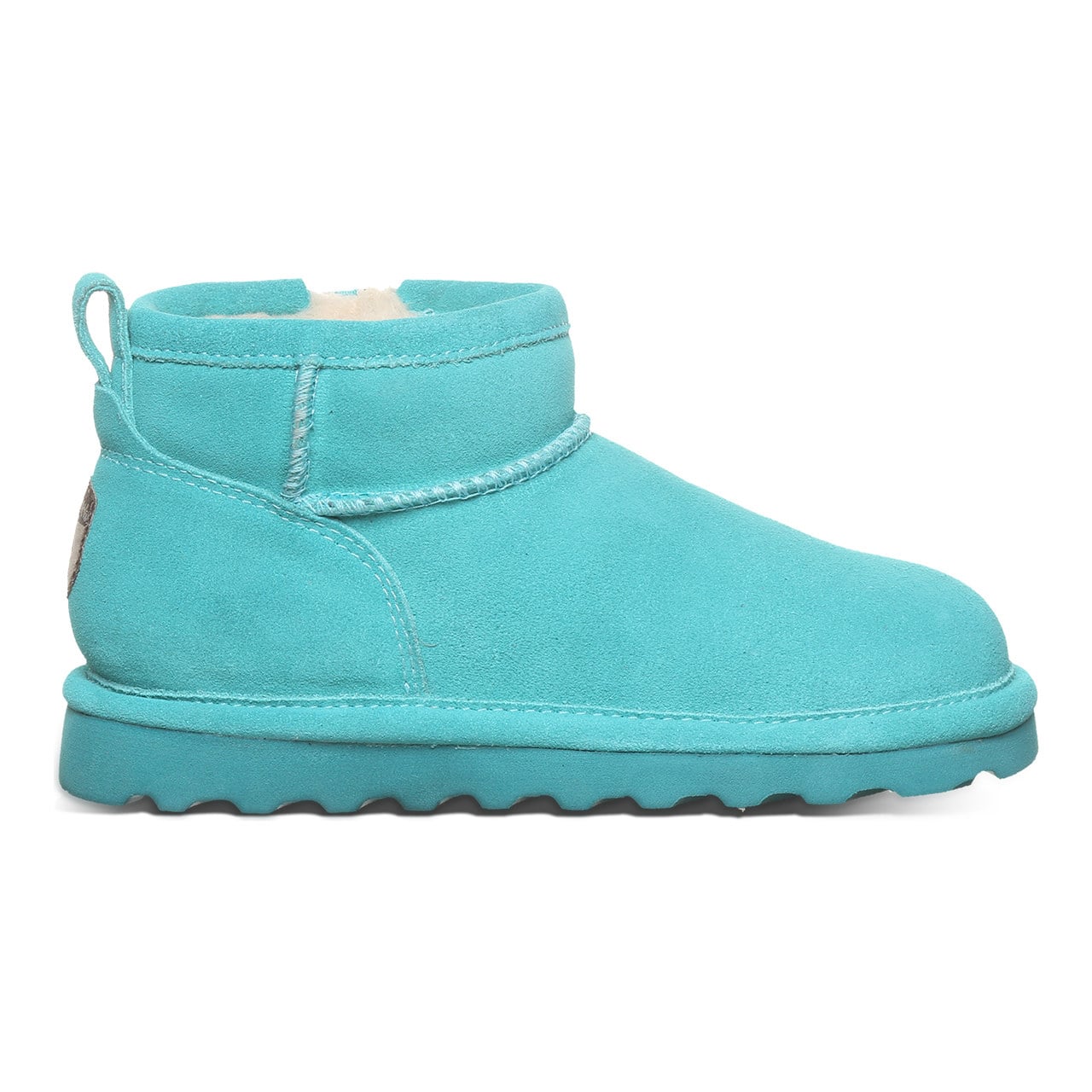 Bearpaw Shorty Youth Youth's Ankle High Boots - Liquid Turquoise - side view 2
