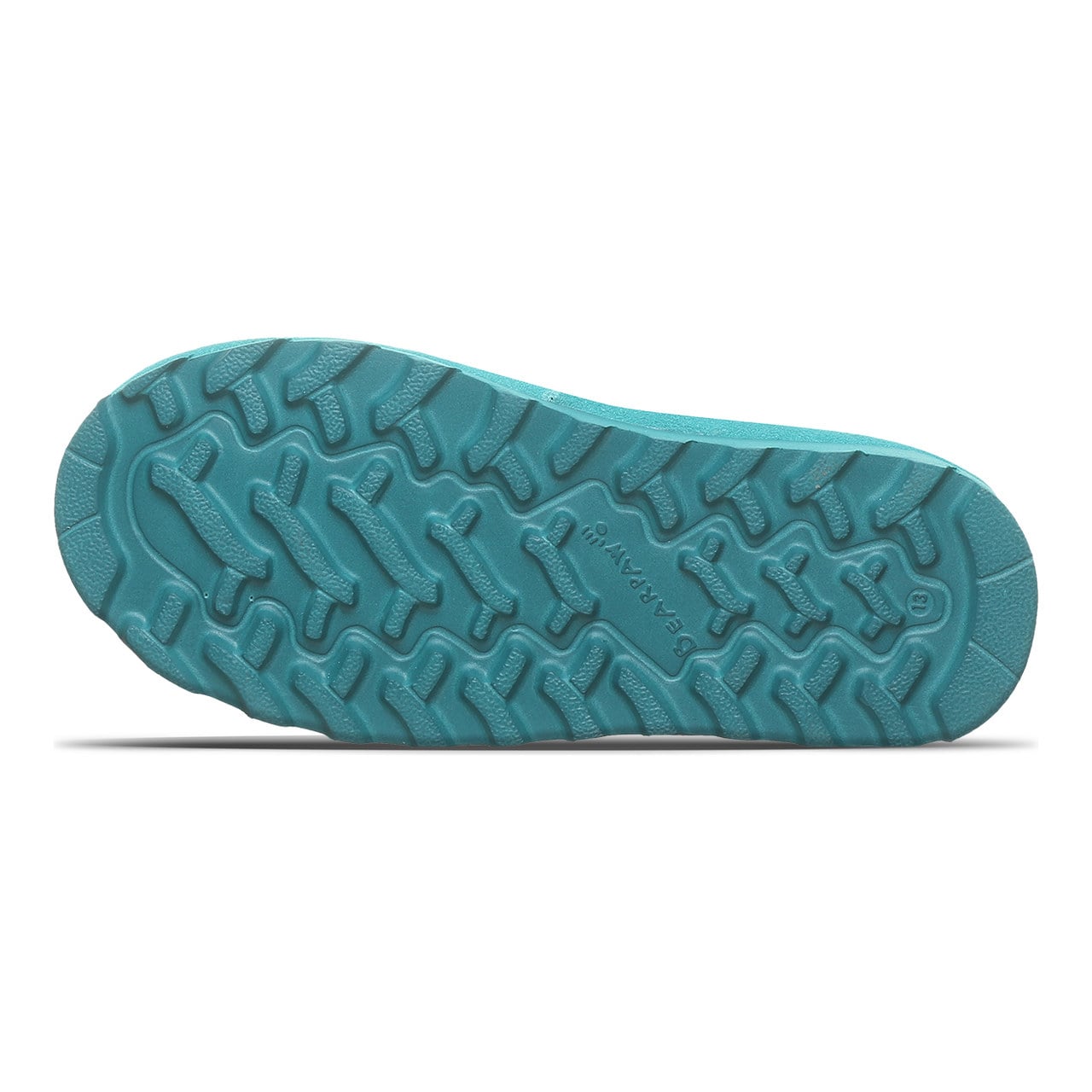 Bearpaw Shorty Youth Youth's Ankle High Boots - Liquid Turquoise - bottom view