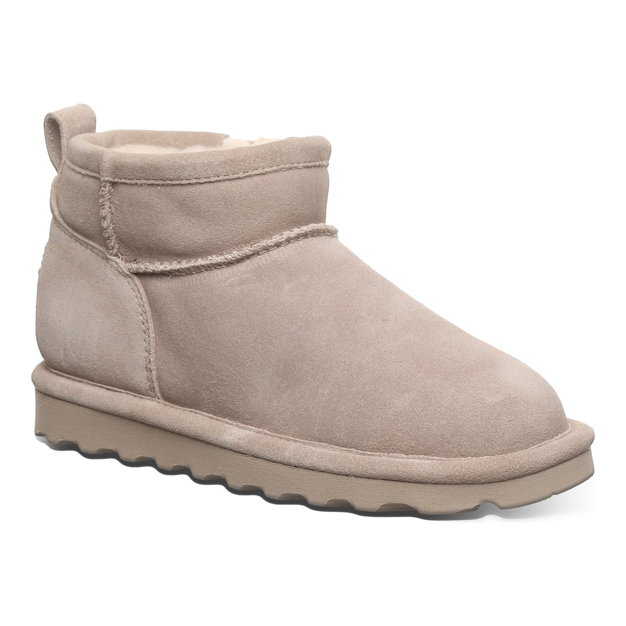 Bearpaw Shorty Youth Youth's Ankle High Boots - Mushroom - angle main