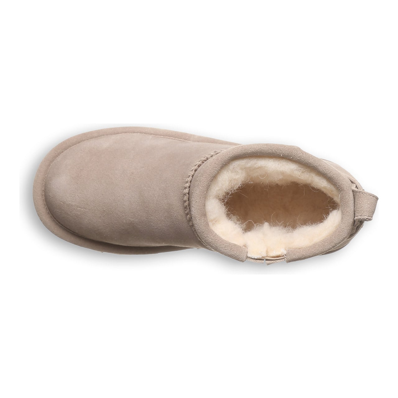 Bearpaw Shorty Youth Youth's Ankle High Boots - Mushroom - top view
