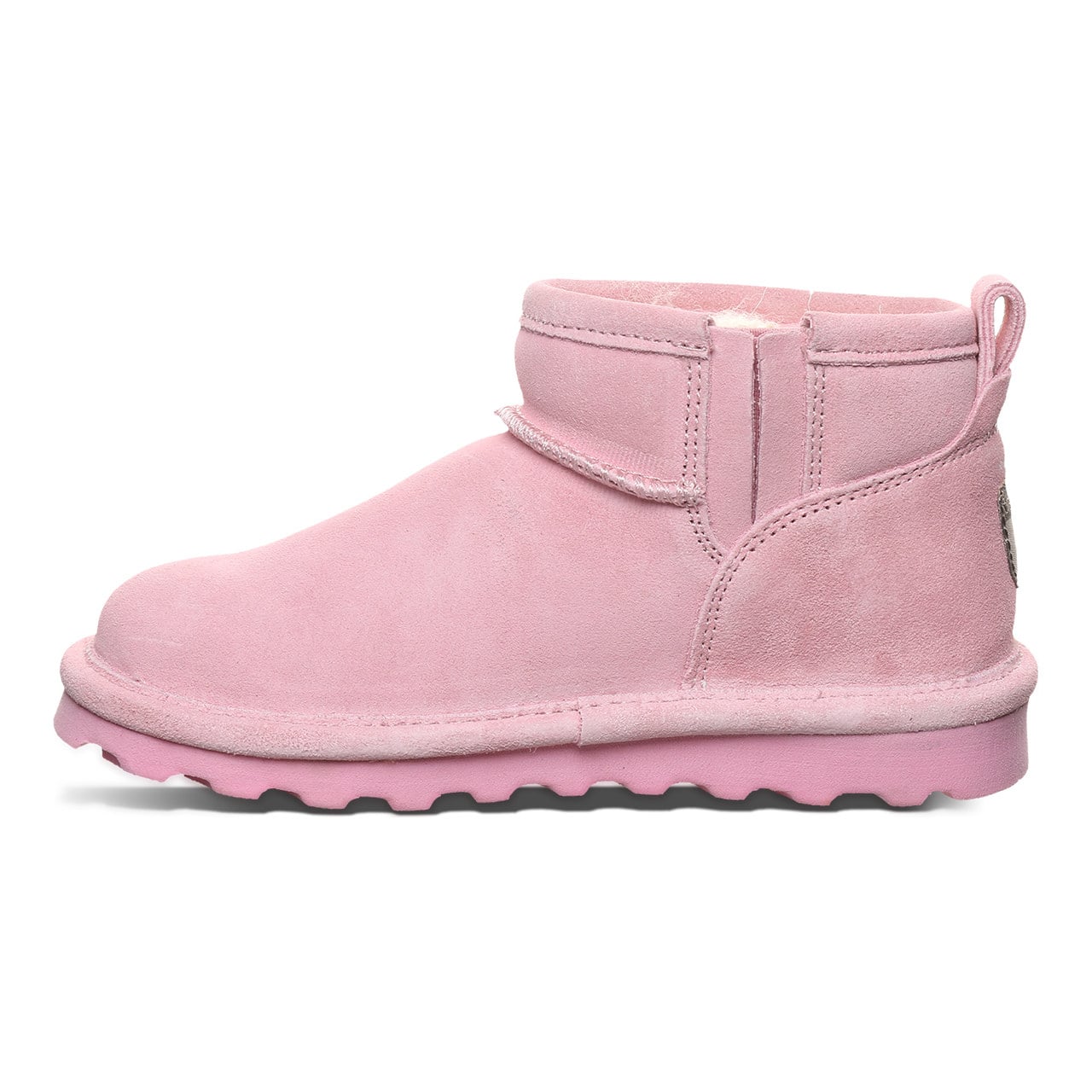 Bearpaw Shorty Youth Youth's Ankle High Boots - Prism Pink - side view
