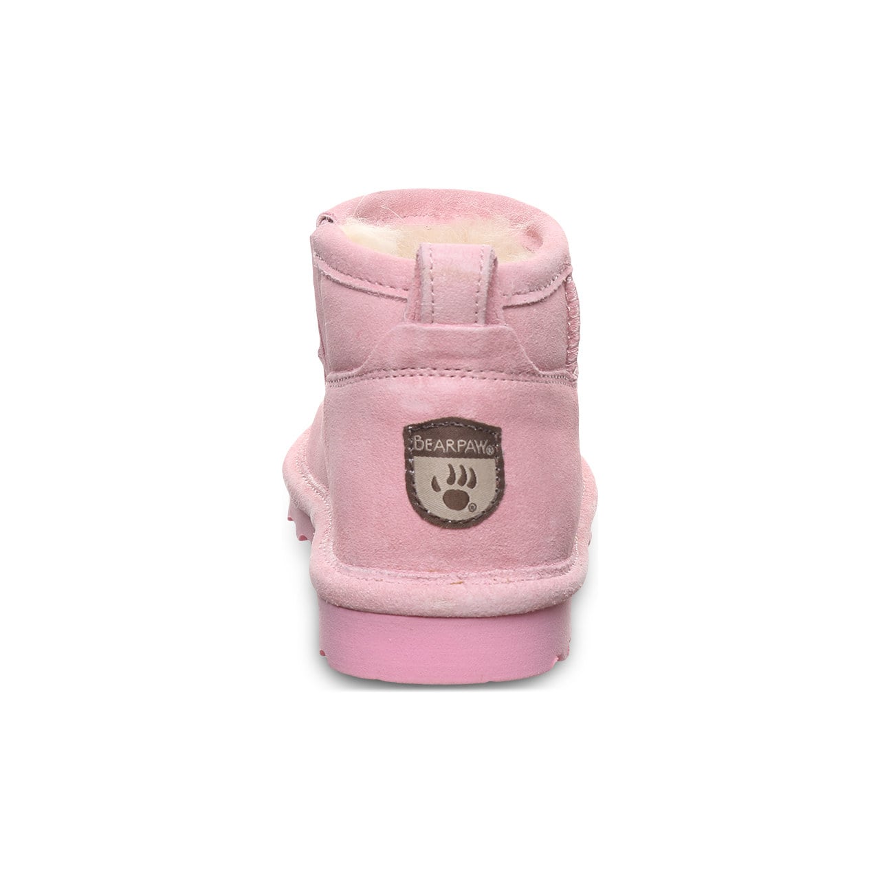 Bearpaw Shorty Youth Youth's Ankle High Boots - Prism Pink - back view