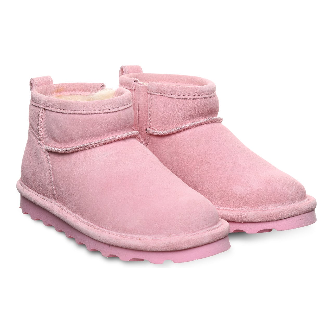 Bearpaw Shorty Youth Youth's Ankle High Boots - Prism Pink - pair view