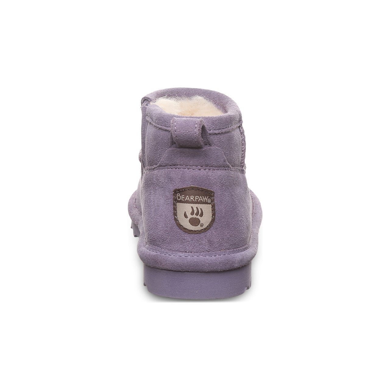 Bearpaw Shorty Youth Youth's Ankle High Boots - Purple Sage - back view