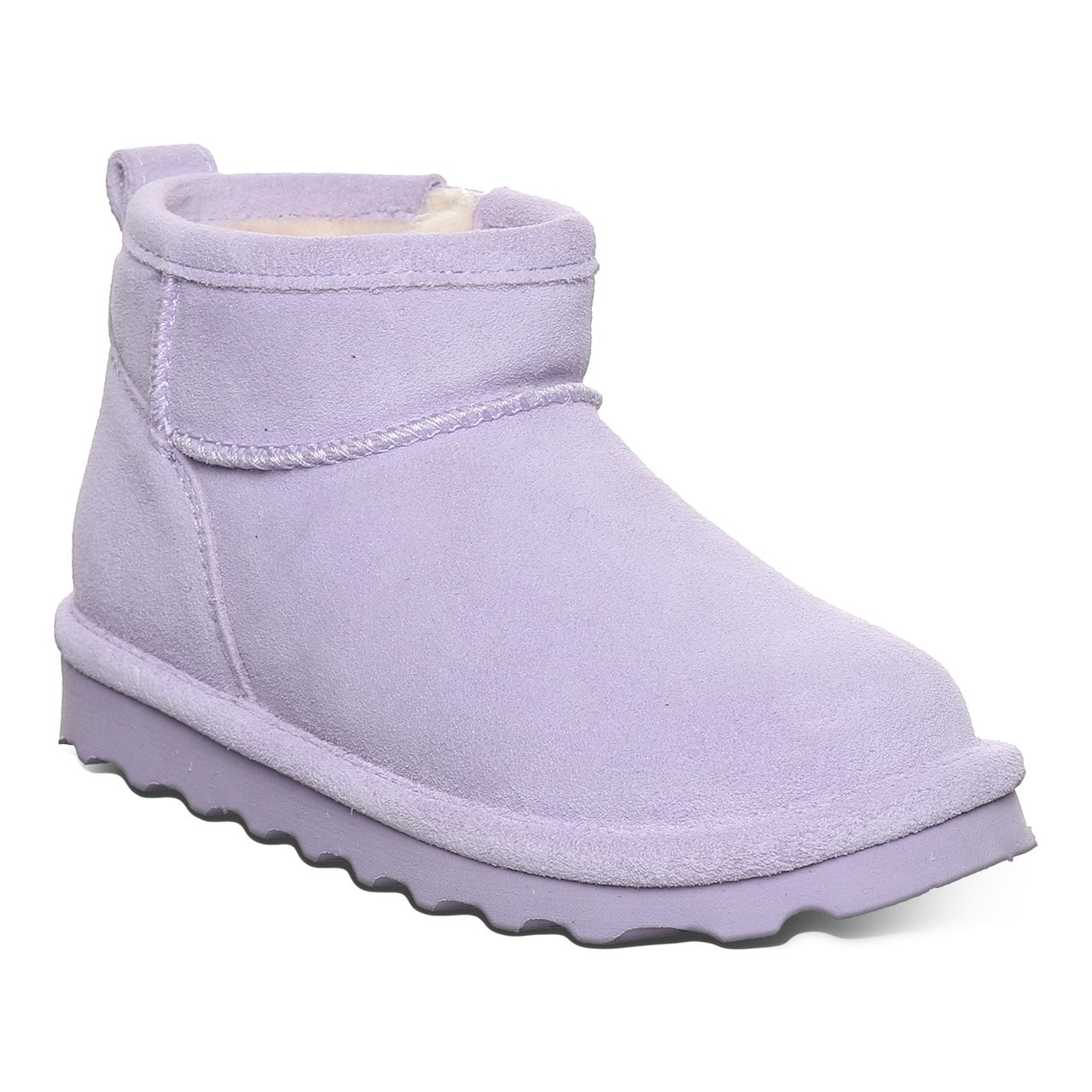 Bearpaw Shorty Youth Youth's Ankle High Boots - Washed Lavender - angle main