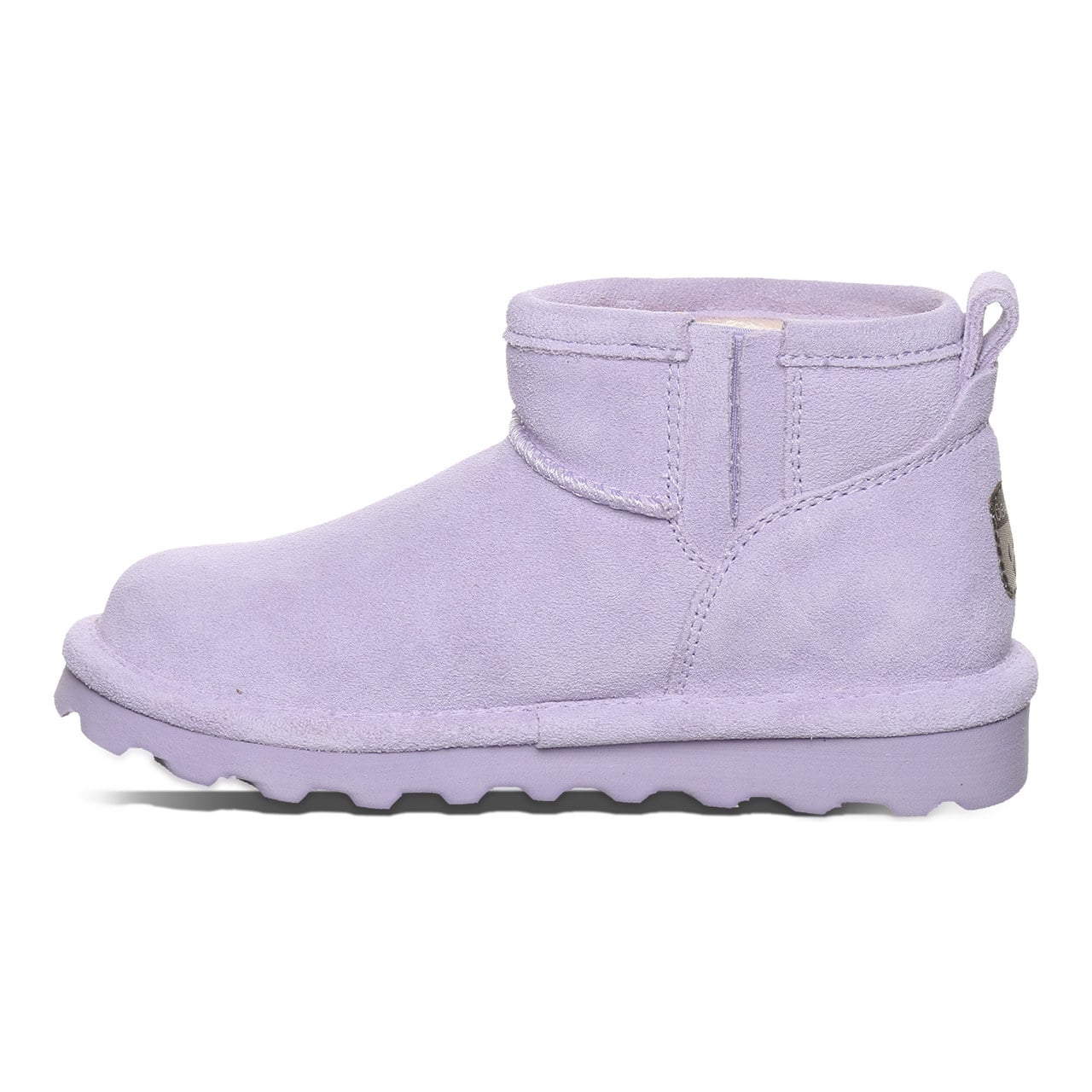 Bearpaw Shorty Youth Youth's Ankle High Boots - Washed Lavender - side view