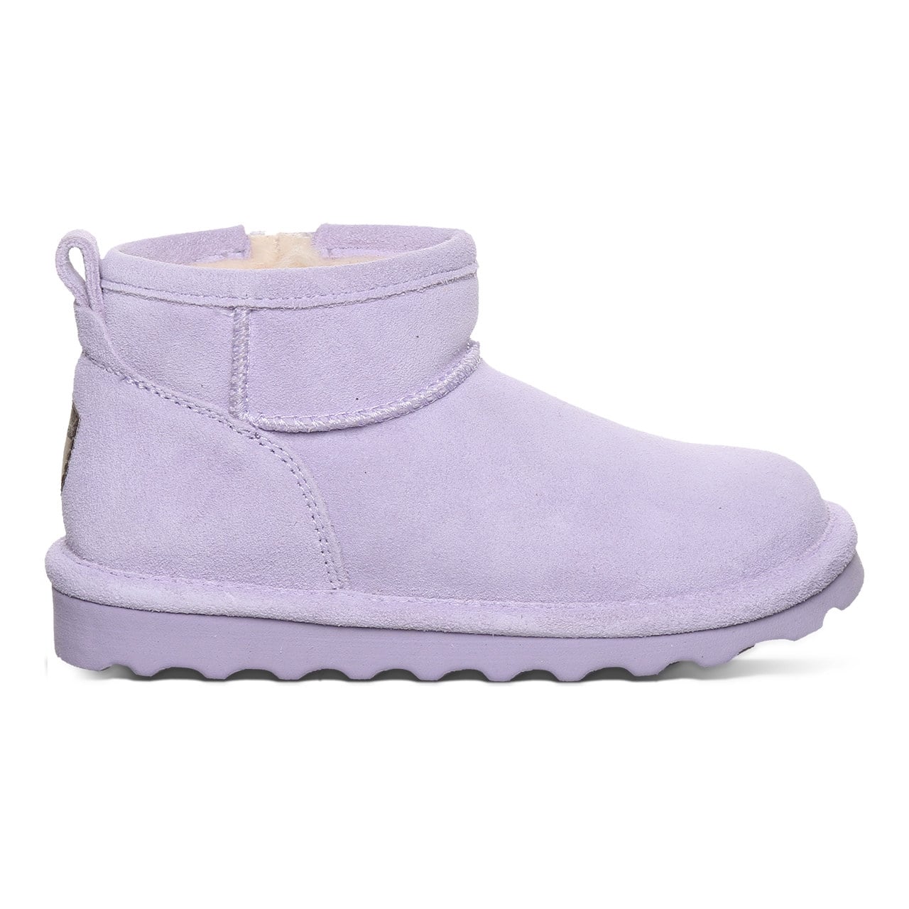 Bearpaw Shorty Youth Youth's Ankle High Boots - Washed Lavender - side view 2