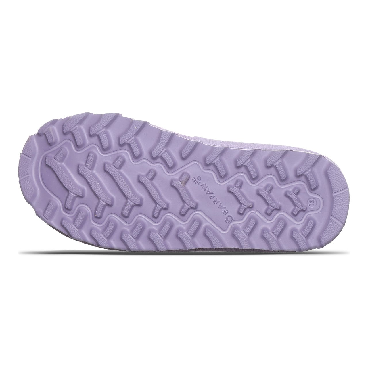 Bearpaw Shorty Youth Youth's Ankle High Boots - Washed Lavender - bottom view
