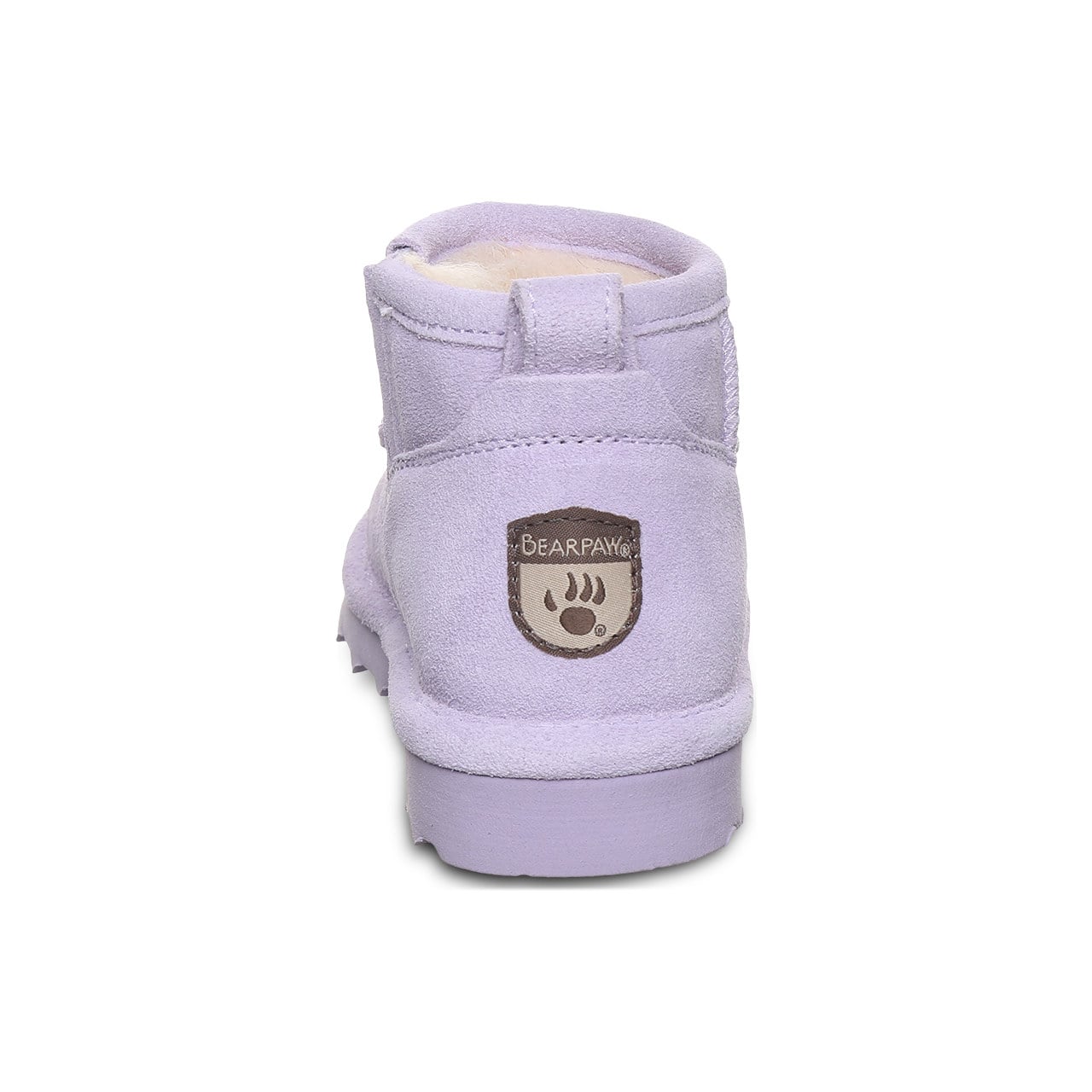Bearpaw Shorty Youth Youth's Ankle High Boots - Washed Lavender - back view