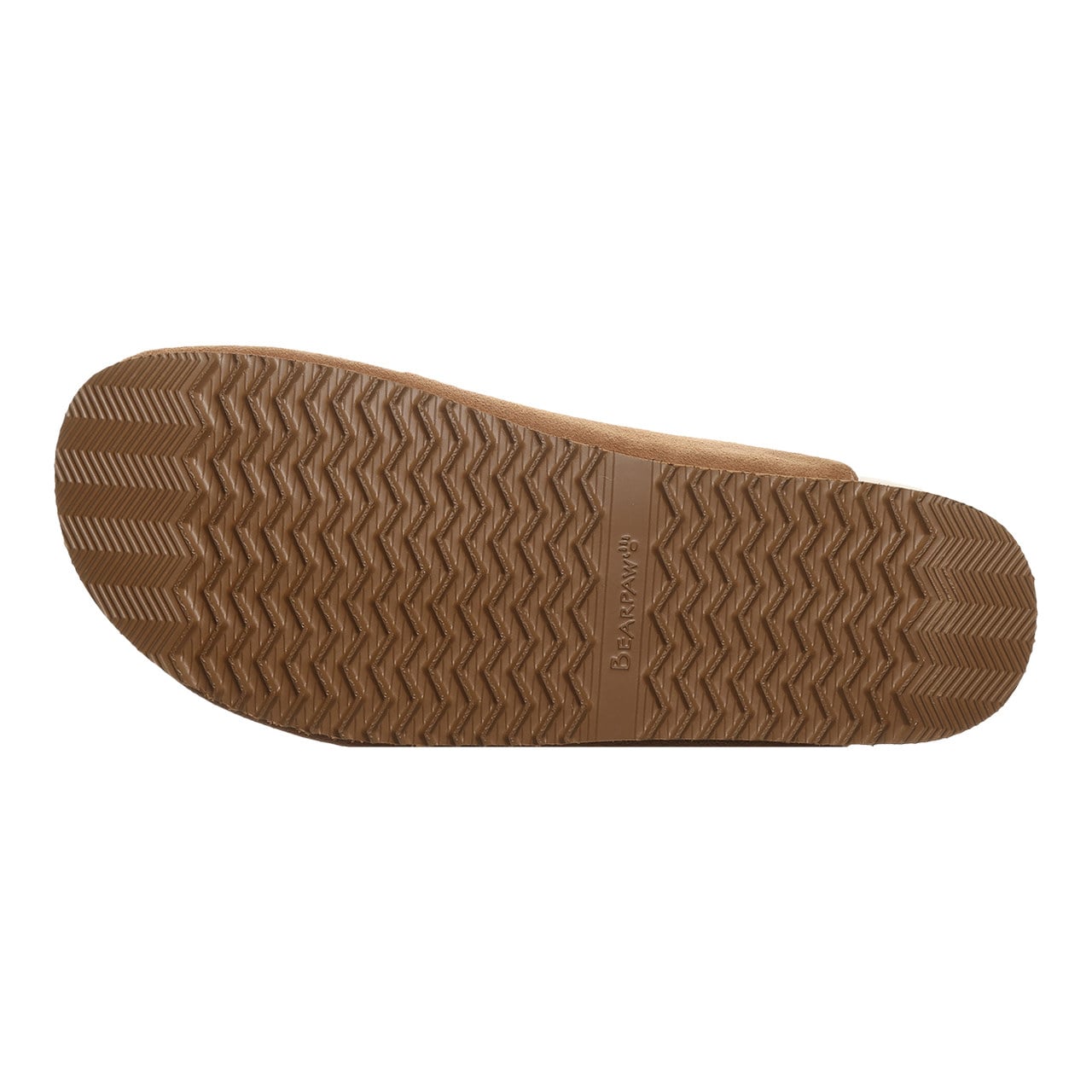 Bearpaw Silas Men's Easy-On Slippers - Hickory - bottom view