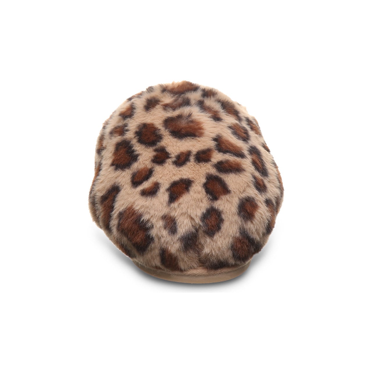 Bearpaw Silkie Women's Plush Faux Fur Slippers - Leopard - front view