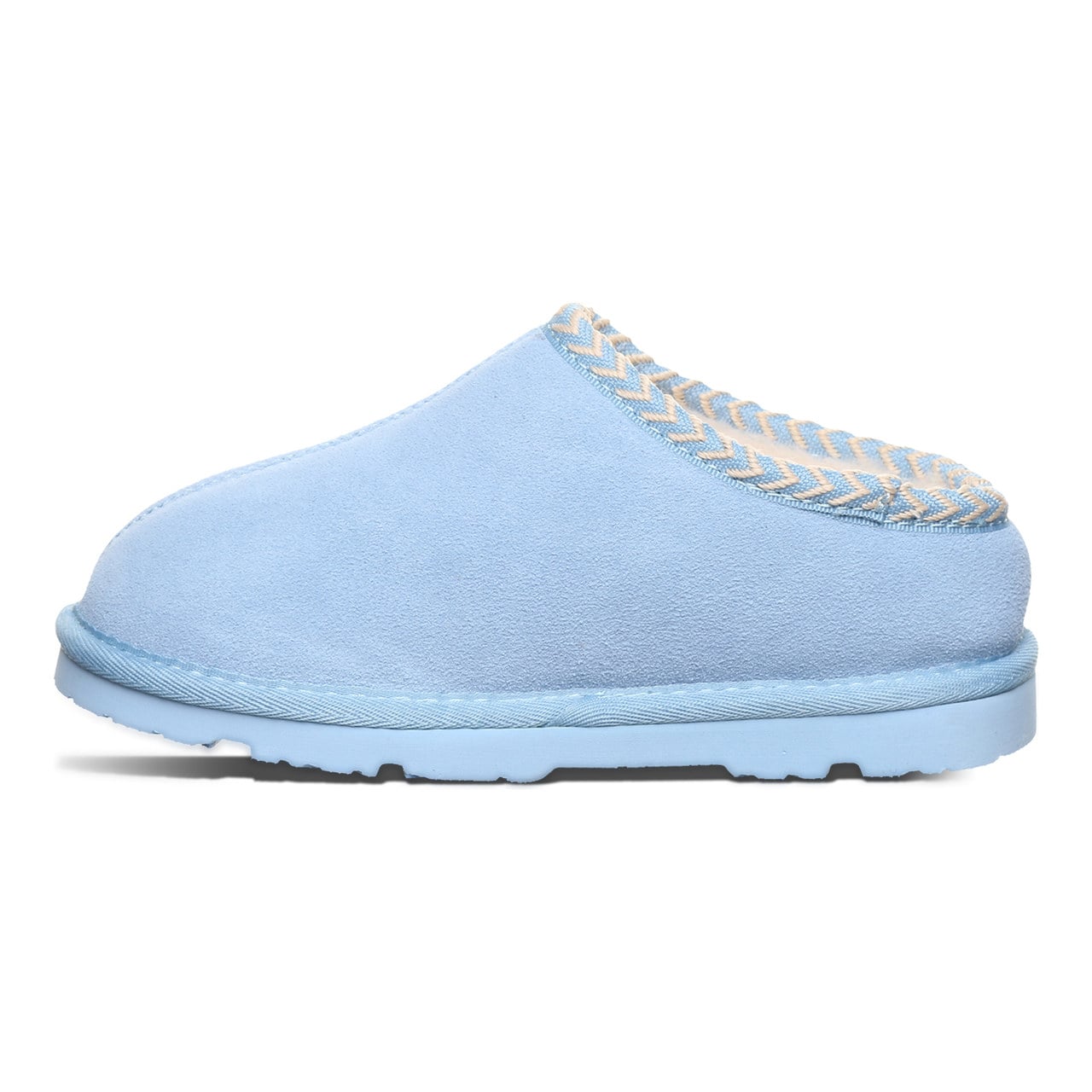 Bearpaw Tabitha Youth Kid's Indoor/outdoor Slippers - Blissful Blue - side view