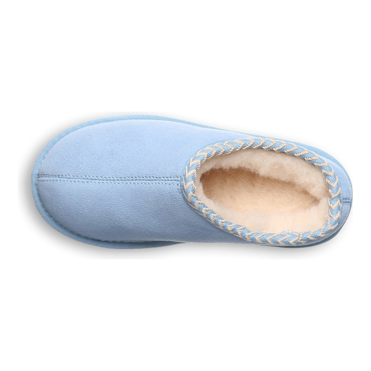 Bearpaw Tabitha Youth Kid's Indoor/outdoor Slippers - Blissful Blue - top view