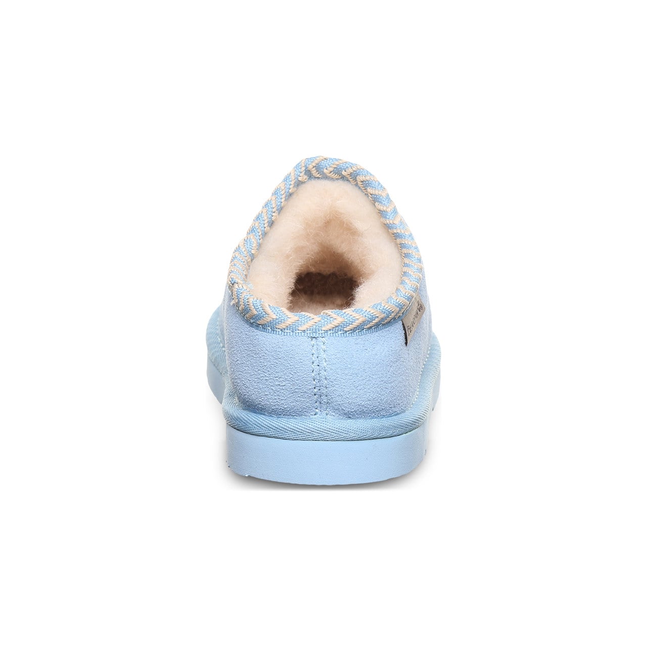 Bearpaw Tabitha Youth Kid's Indoor/outdoor Slippers - Blissful Blue - back view