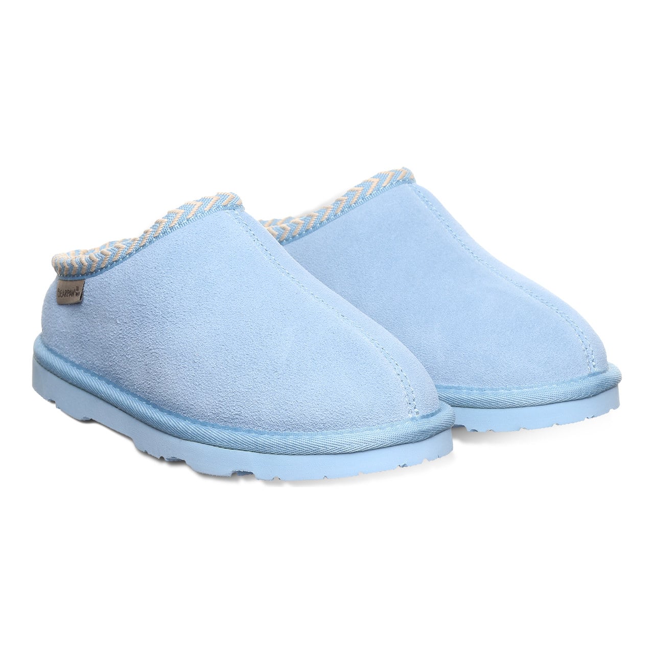Bearpaw Tabitha Youth Kid's Indoor/outdoor Slippers - Blissful Blue - pair view