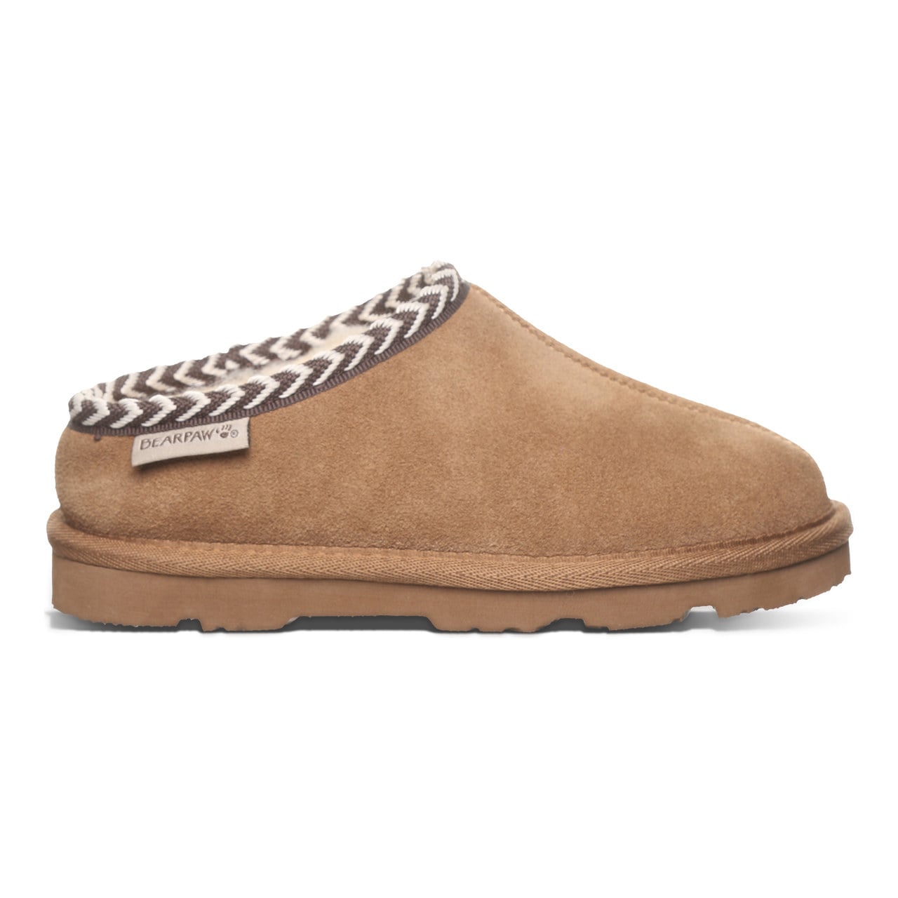 Bearpaw Tabitha Youth Kid's Indoor/outdoor Slippers - Brown - side view 2