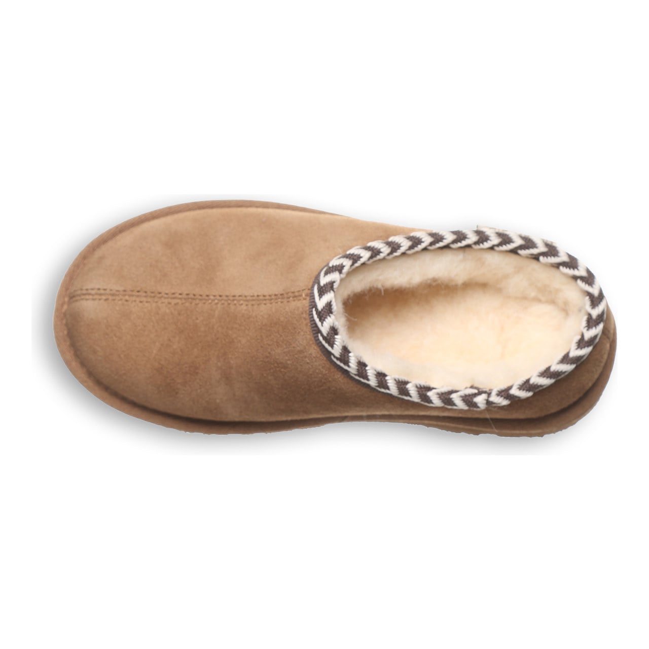 Bearpaw Tabitha Youth Kid's Indoor/outdoor Slippers - Brown - top view
