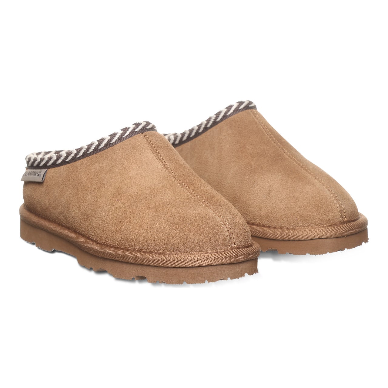 Bearpaw Tabitha Youth Kid's Indoor/outdoor Slippers - Brown - pair view