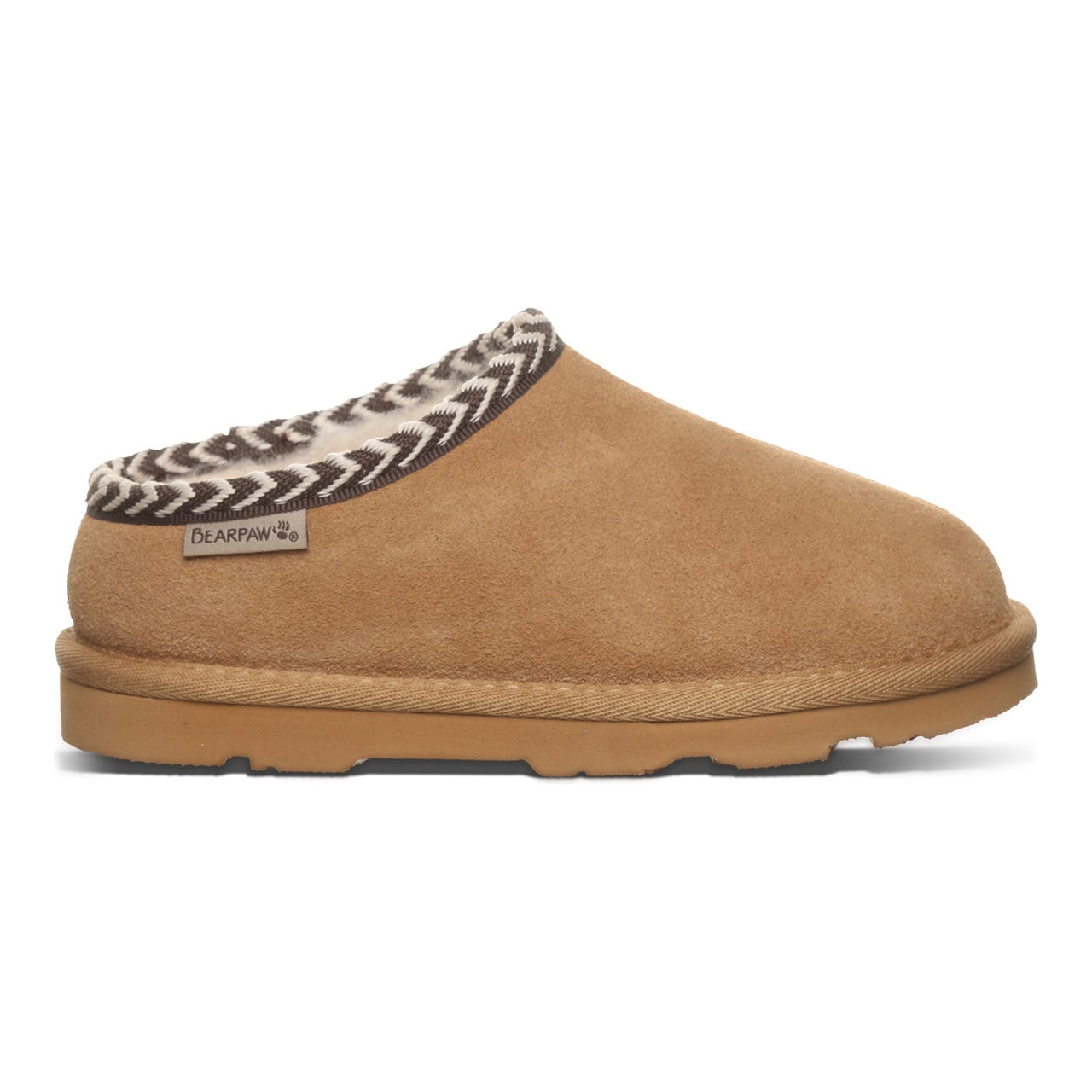 Bearpaw Tabitha Youth Kid's Indoor/outdoor Slippers - All Iced Coffee - side view 2