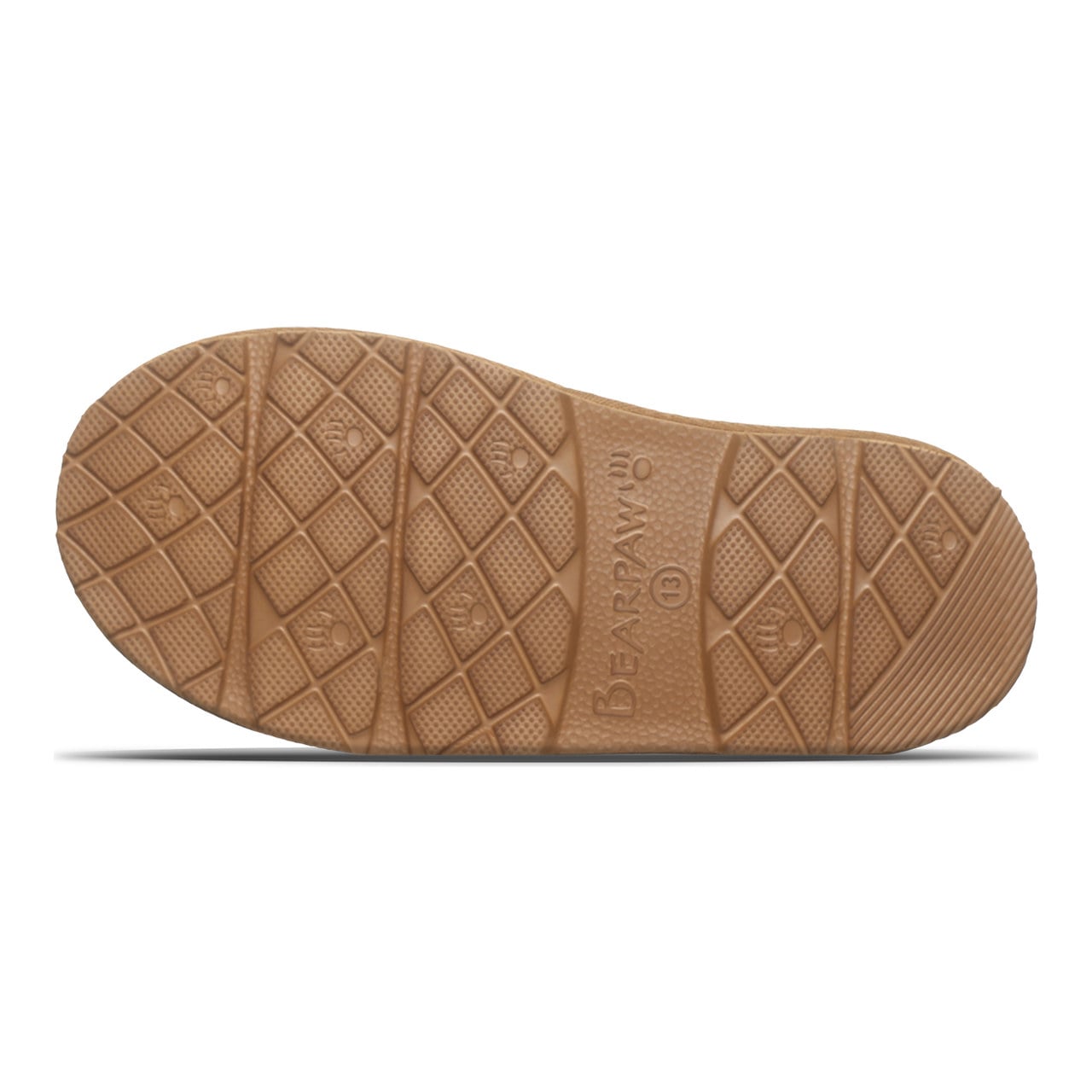 Bearpaw Tabitha Youth Kid's Indoor/outdoor Slippers - All Iced Coffee - bottom view