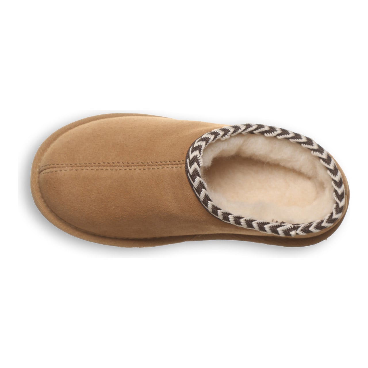 Bearpaw Tabitha Youth Kid's Indoor/outdoor Slippers - All Iced Coffee - top view