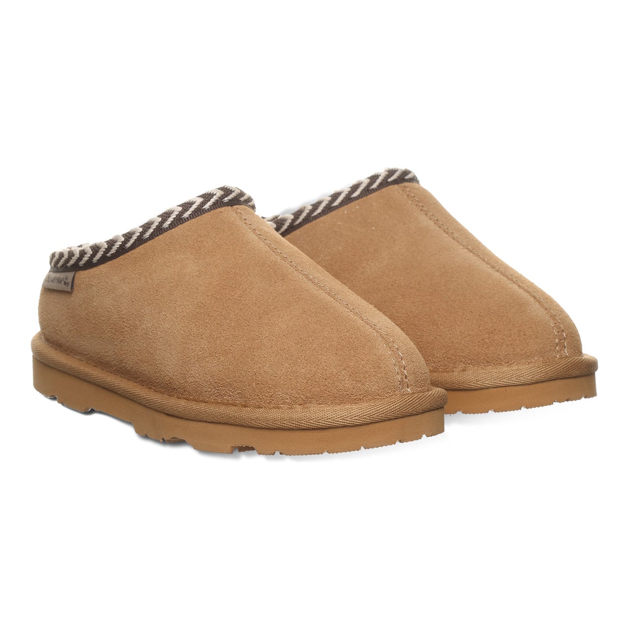 Bearpaw Tabitha Youth Kid's Indoor/outdoor Slippers - All Iced Coffee - pair view