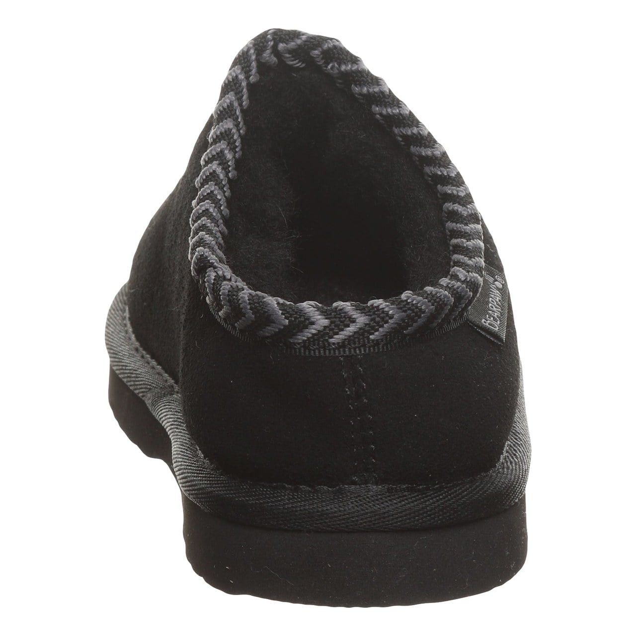 Bearpaw Tabitha Youth Kid's Indoor/outdoor Slippers - Black - back view