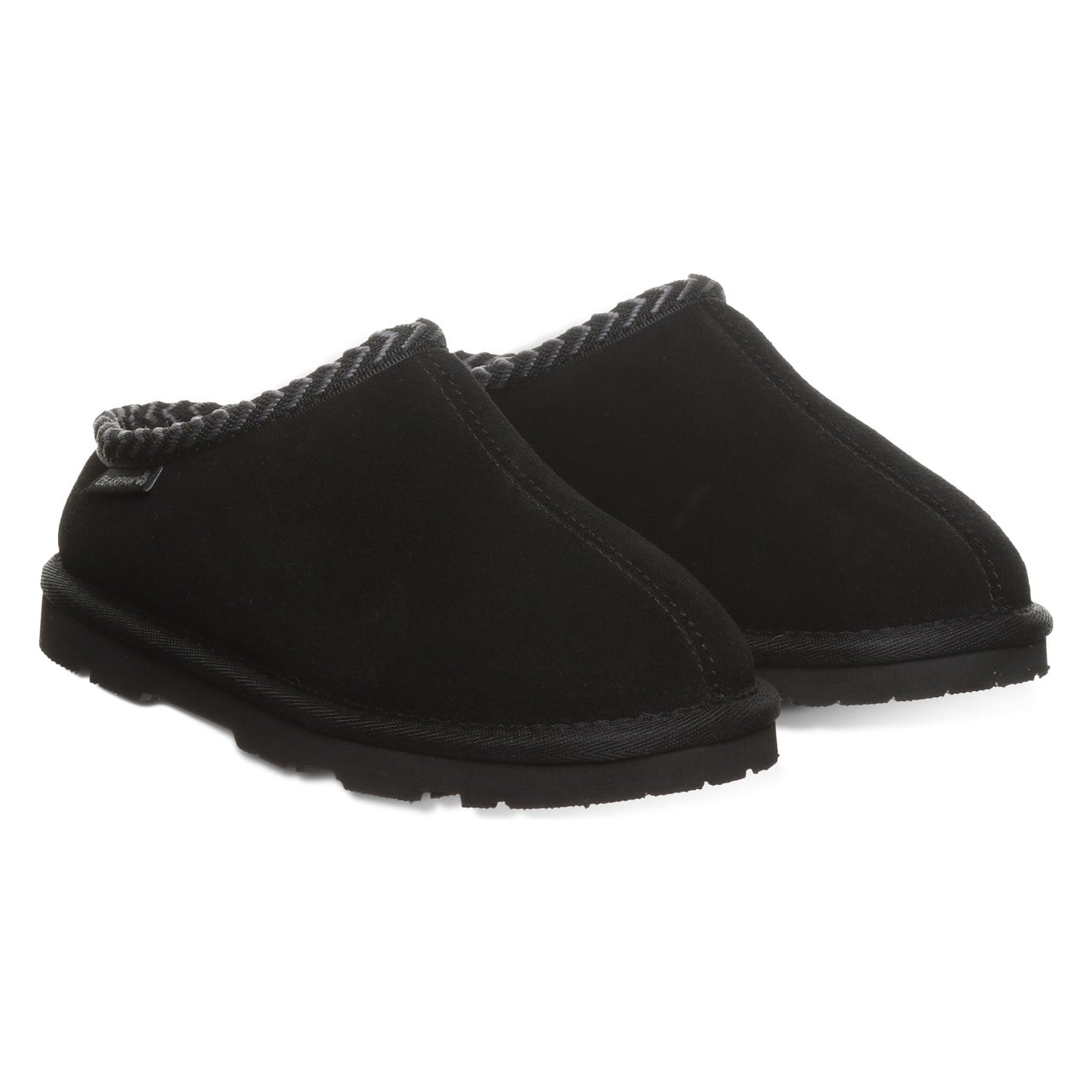 Bearpaw Tabitha Youth Kid's Indoor/outdoor Slippers - Black - pair view