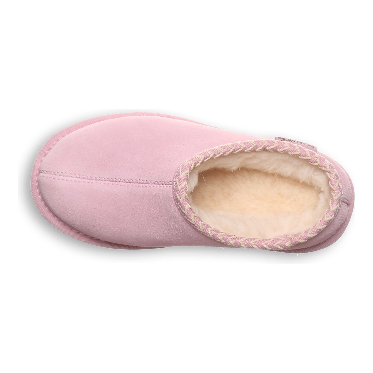 Bearpaw Tabitha Youth Kid's Indoor/outdoor Slippers - Pink Lemonade - top view