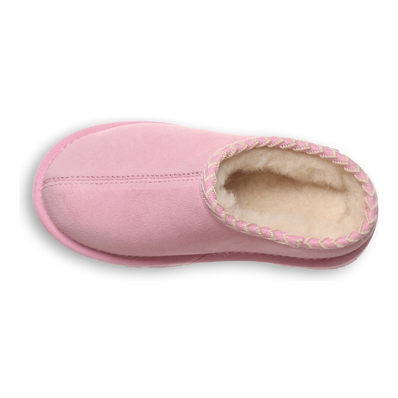 Bearpaw Tabitha Youth Kid's Indoor/outdoor Slippers - Prism Pink - top view