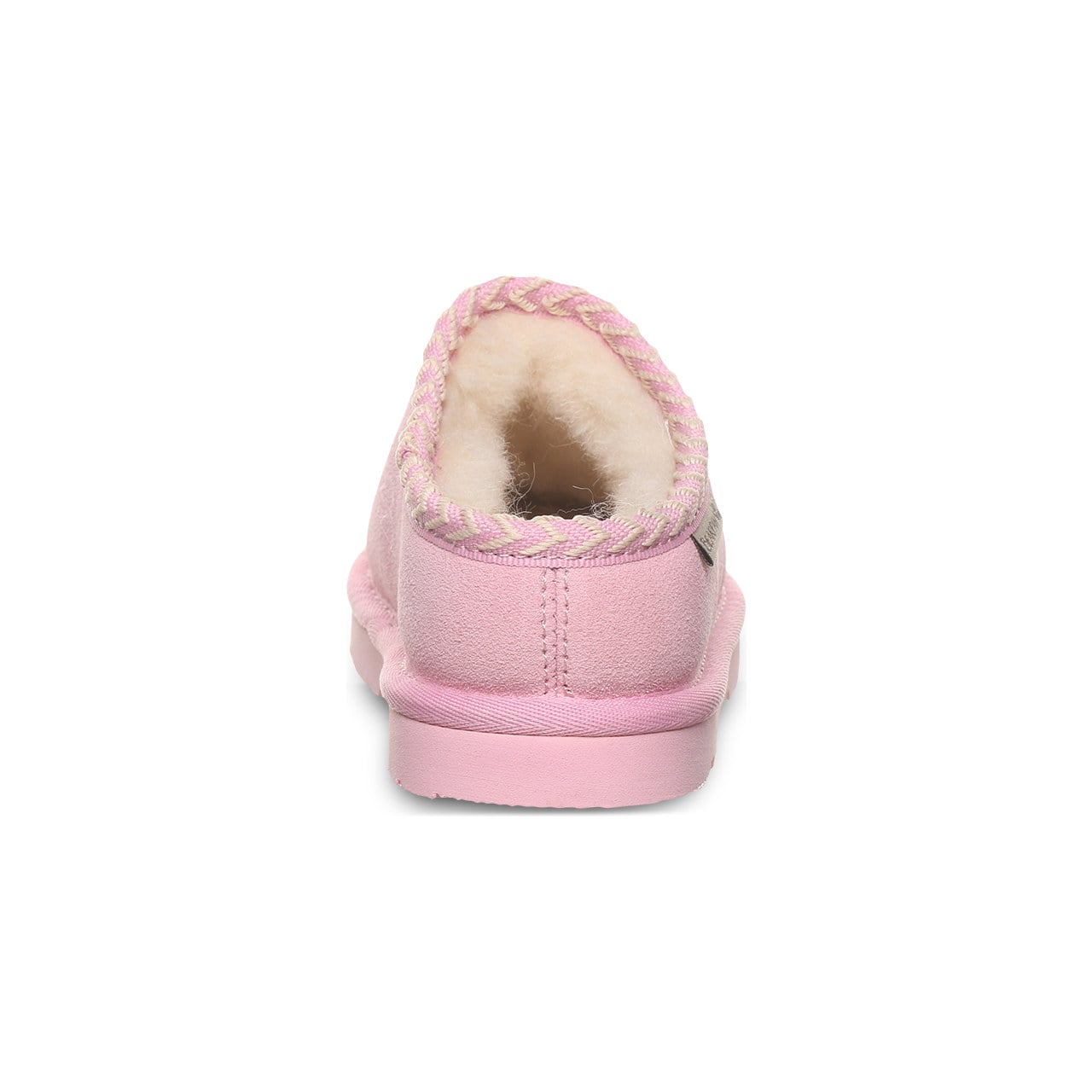 Bearpaw Tabitha Youth Kid's Indoor/outdoor Slippers - Prism Pink - back view