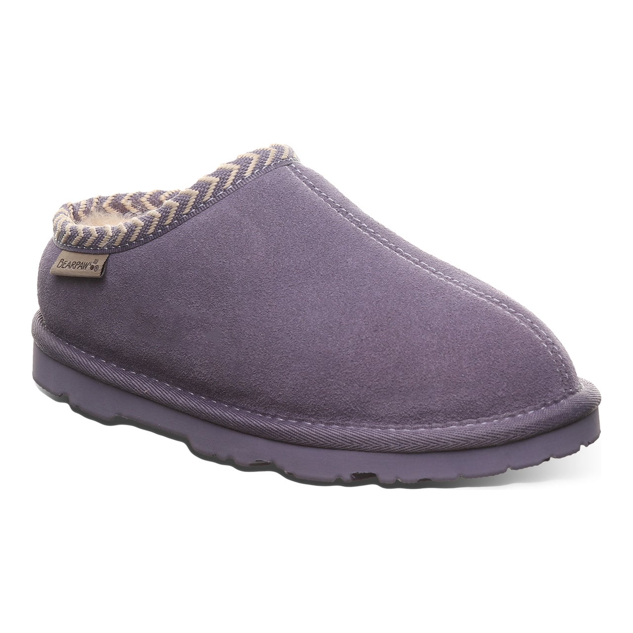 Bearpaw Tabitha Youth Kid's Indoor/outdoor Slippers - Purple Sage - angle main