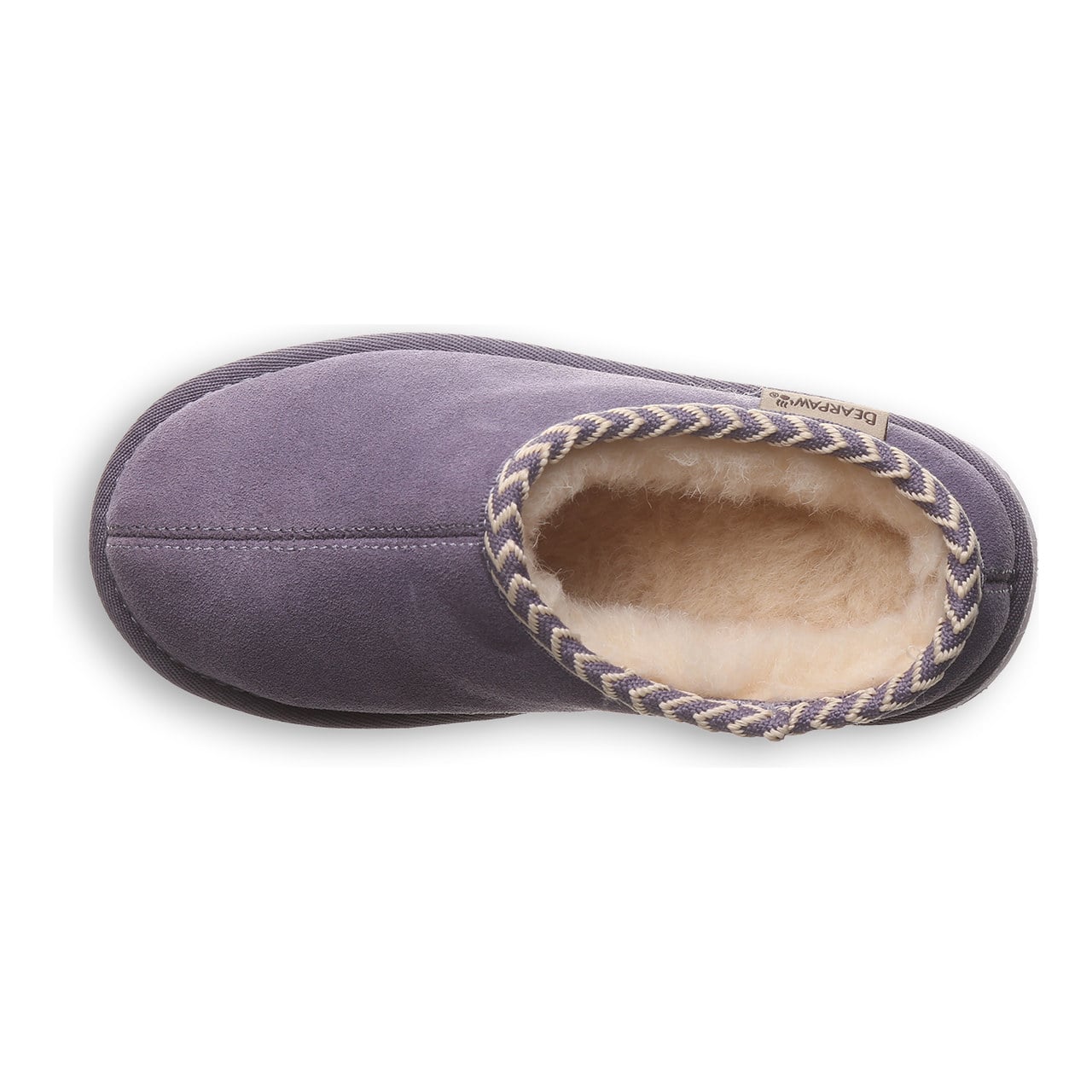 Bearpaw Tabitha Youth Kid's Indoor/outdoor Slippers - Purple Sage - top view