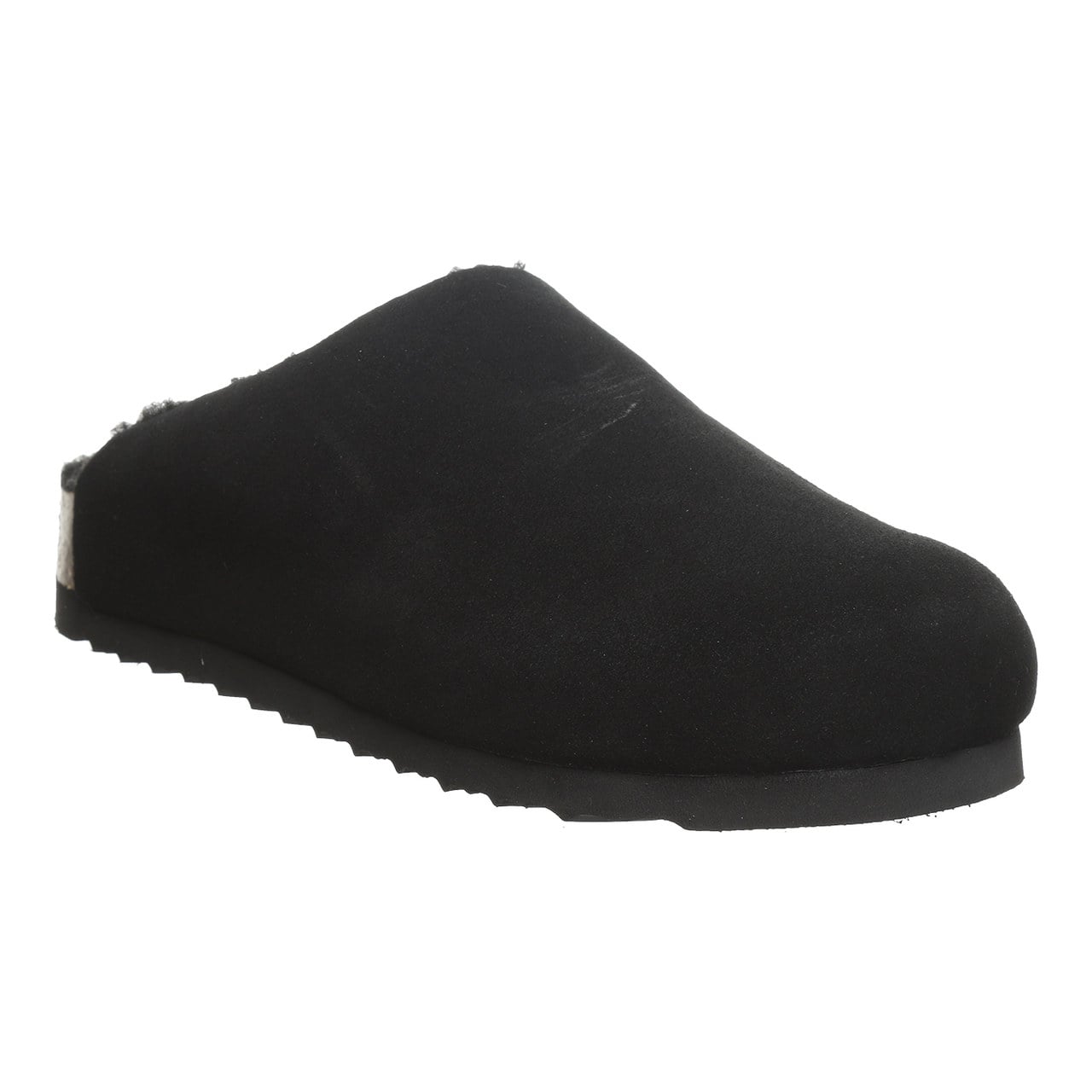 Bearpaw Trinity Luxe Women's Cozy Slip-On Clog Shoes - Black - angle main