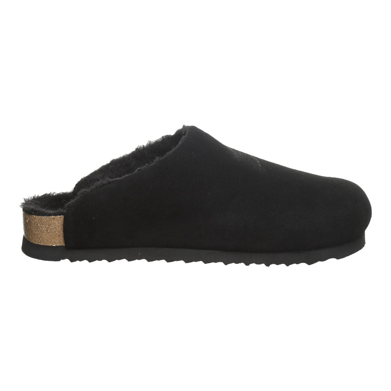 Bearpaw Trinity Luxe Women's Cozy Slip-On Clog Shoes - Black - side view 2