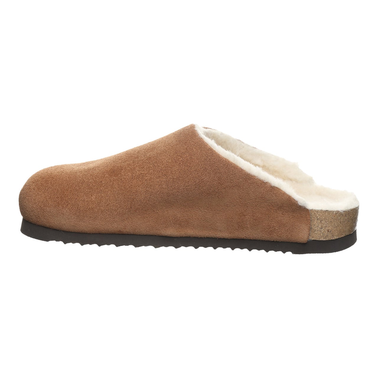 Bearpaw Trinity Luxe Women's Cozy Slip-On Clog Shoes - Cinnamon - side view