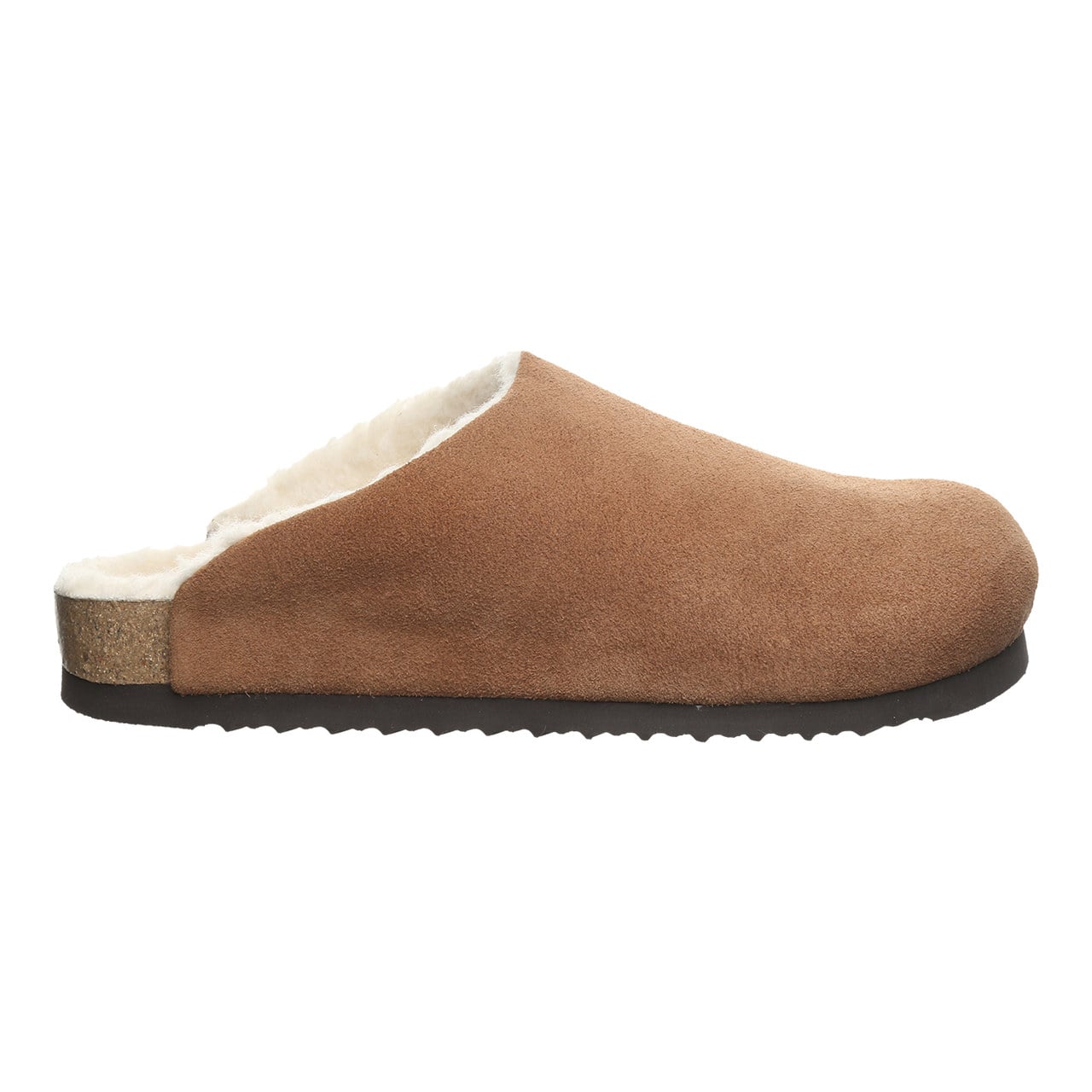 Bearpaw Trinity Luxe Women's Cozy Slip-On Clog Shoes - Cinnamon - side view 2