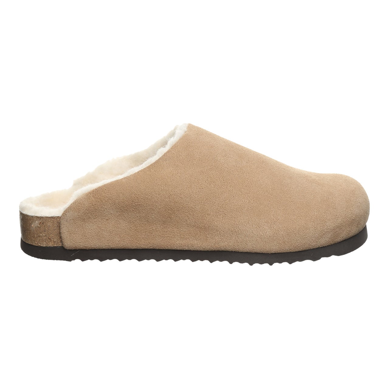Bearpaw Trinity Luxe Women's Cozy Slip-On Clog Shoes - Toffee - side view 2