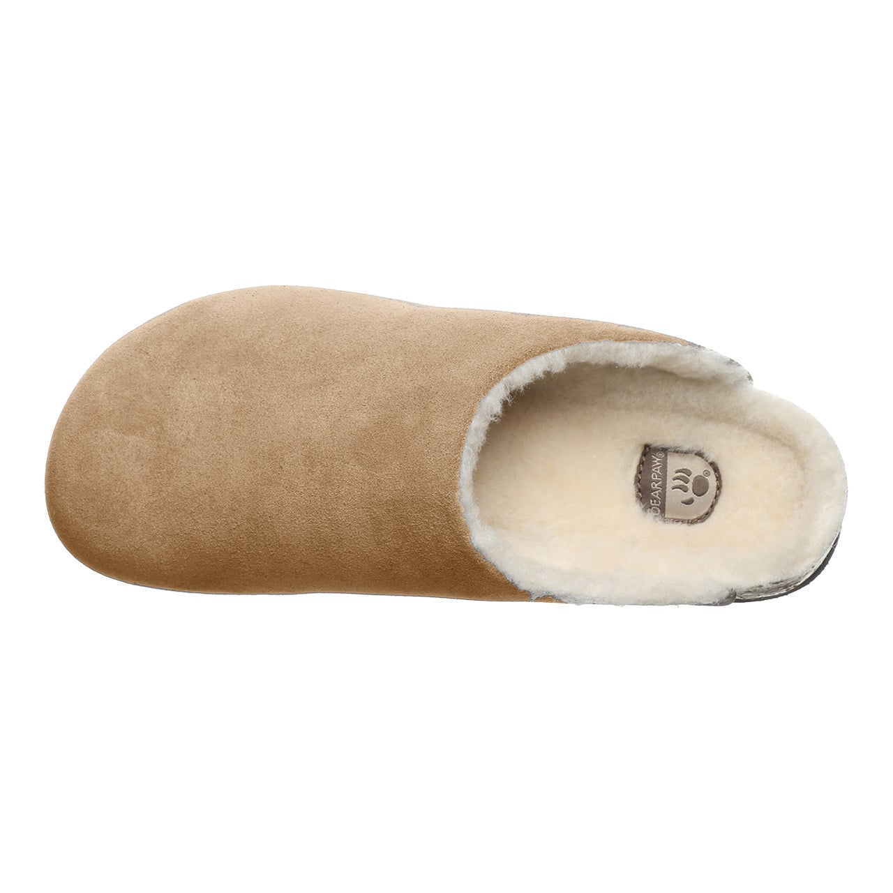 Bearpaw Trinity Luxe Women's Cozy Slip-On Clog Shoes - Toffee - top view