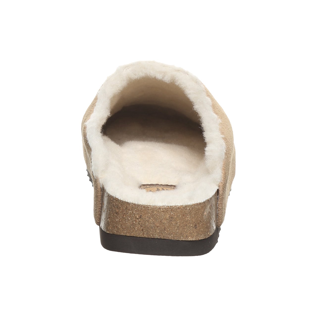 Bearpaw Trinity Luxe Women's Cozy Slip-On Clog Shoes - Toffee - back view