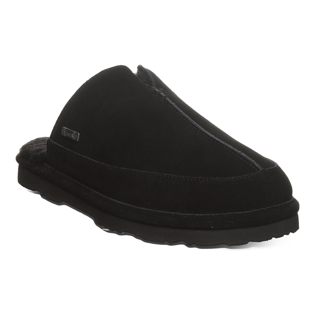 Bearpaw Walker Men's Slip-On Slippers - Black - angle main
