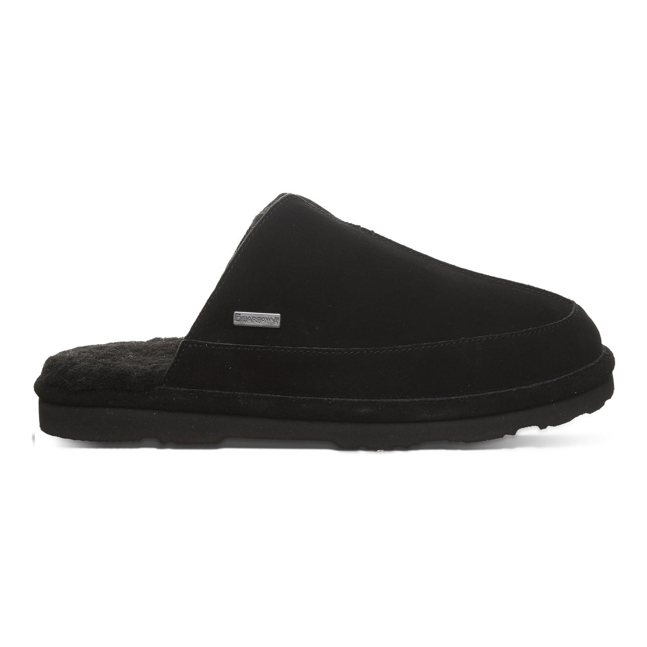 Bearpaw Walker Men's Slip-On Slippers - Black - side view 2