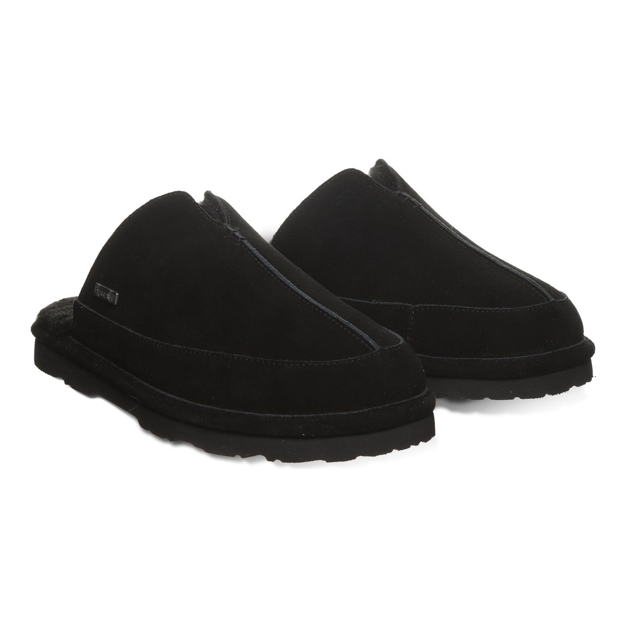 Bearpaw Walker Men's Slip-On Slippers - Black - pair view