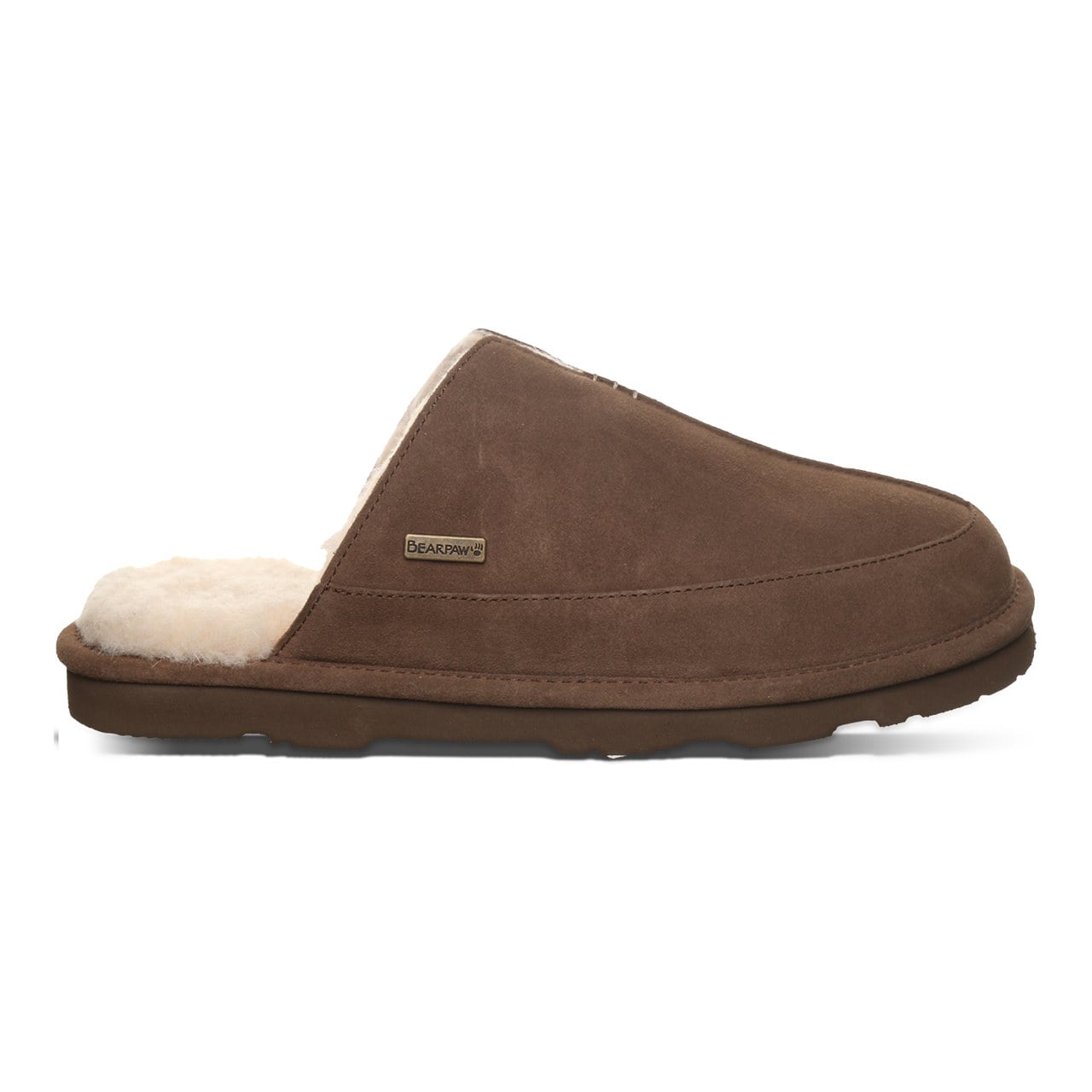 Bearpaw Walker Men's Slip-On Slippers - Earth - side view 2