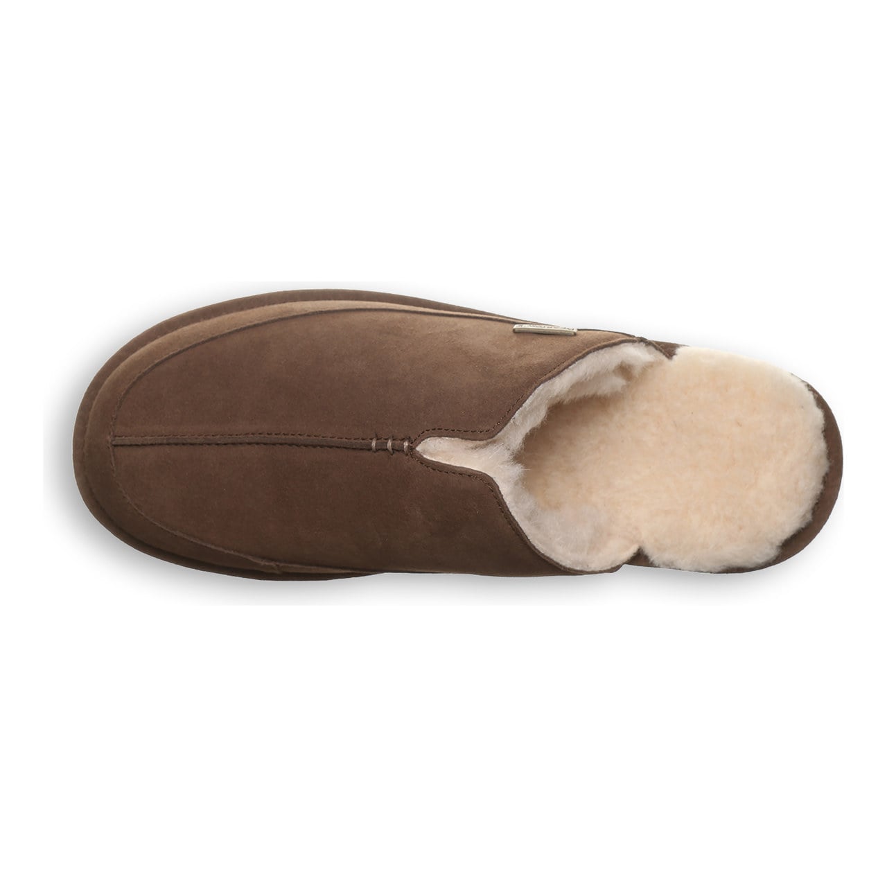 Bearpaw Walker Men's Slip-On Slippers - Earth - top view