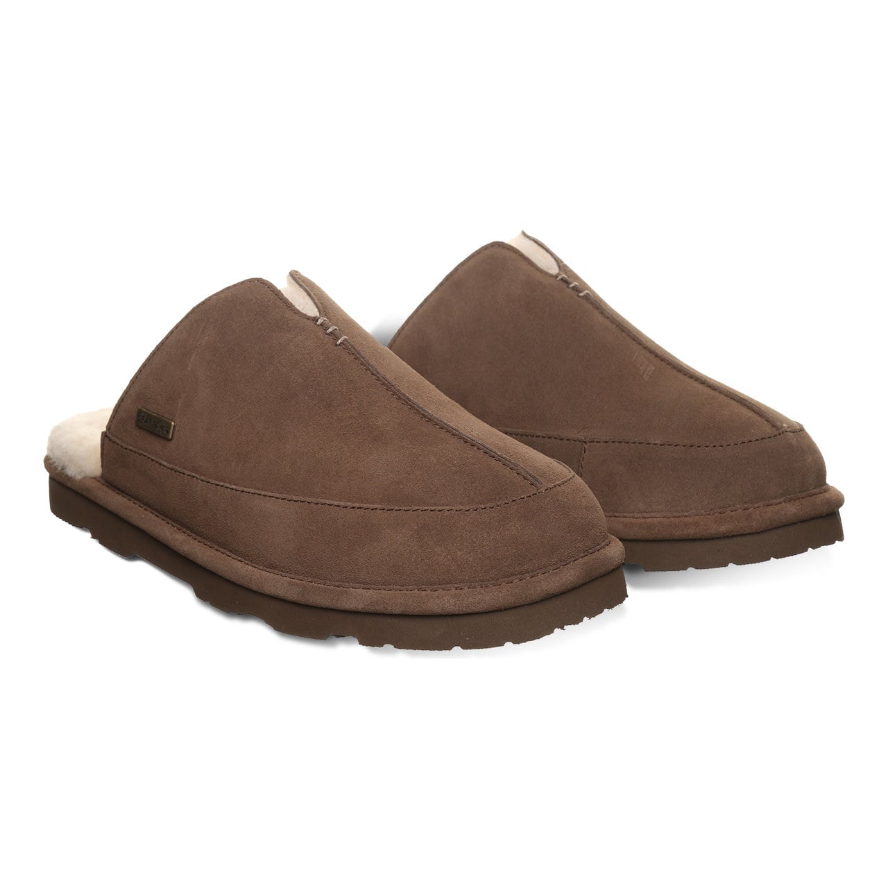 Bearpaw Walker Men's Slip-On Slippers - Earth - pair view