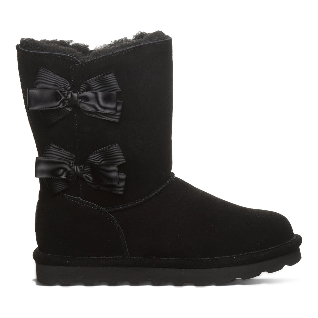 Bearpaw Zaria Women's Pull-On Boots - Black - side view 2