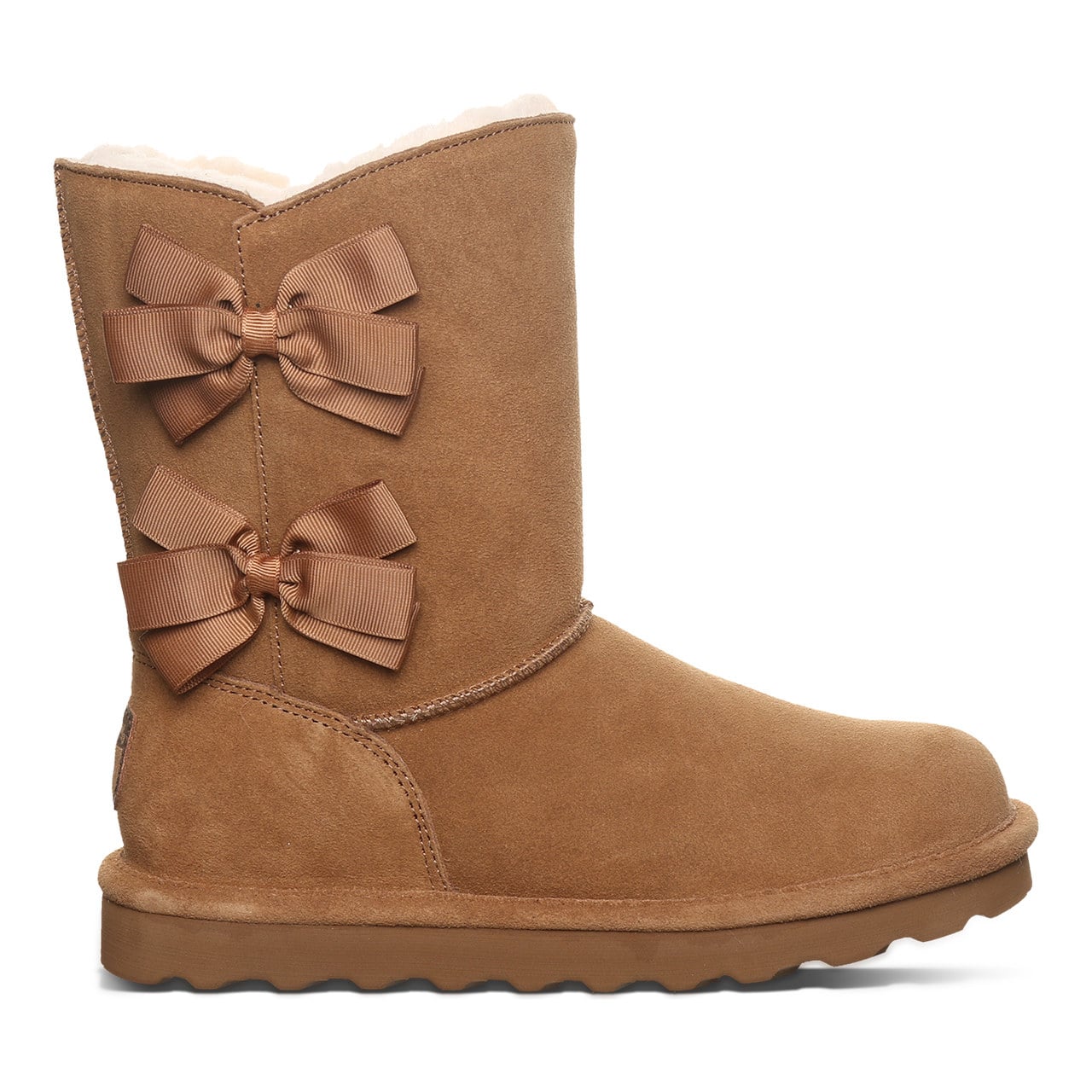 Bearpaw Zaria Women's Pull-On Boots - Hickory - side view 2
